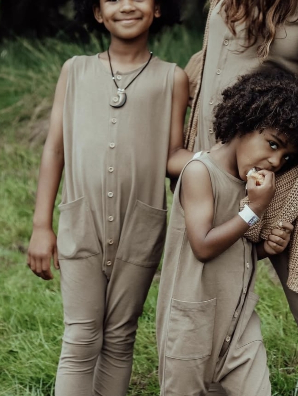Sz 9-10 The Simple Folk Free Range Playsuit